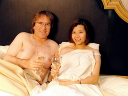 A Poker Player man who got breast implants